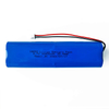 1S4P 18650 3.6V 3.7V 10.4Ah 10400mAh rechargeable lithium ion battery pack with BMS and connector