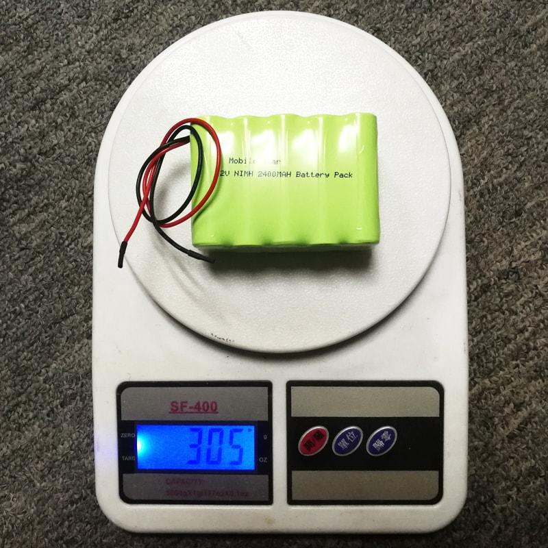 12V 2200mAh AA Ni-MH Rechargeable Battery Pack with Connector and Wire