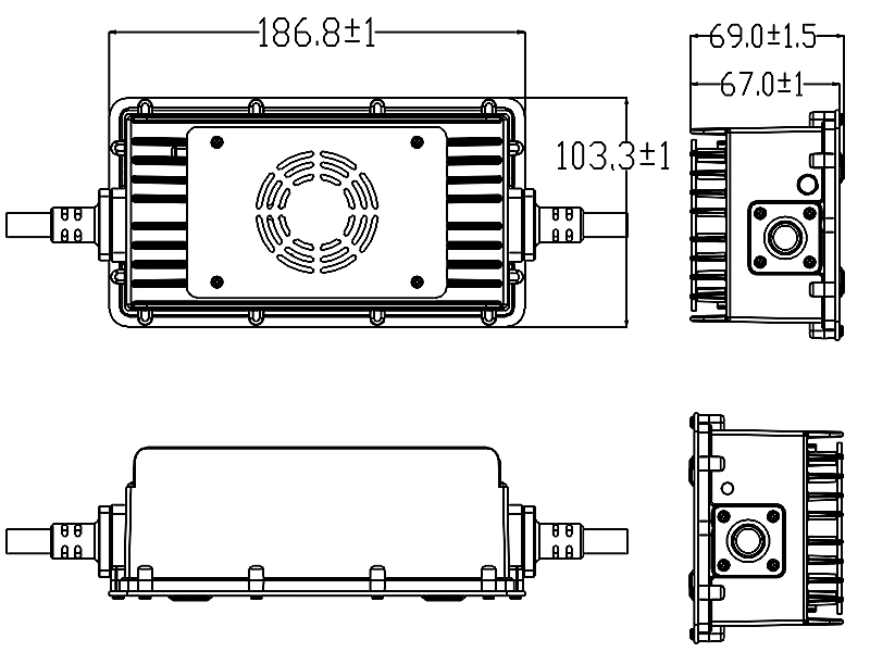 900W IP67 Drawings 900W IP67 Drawings