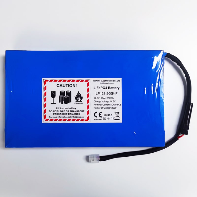 4S1P 2770180 12V 12.8V 20Ah/20000mAh rechargeable Lifepo4 battery pack With 10A fuse