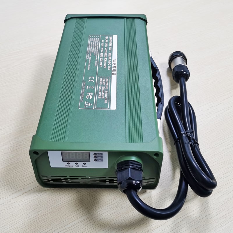 AC 220V Military products DC 57.6V 58.4V 25a 1500W Low Temperature charger for 16S 48V 51.2V LiFePO4 battery pack with PFC