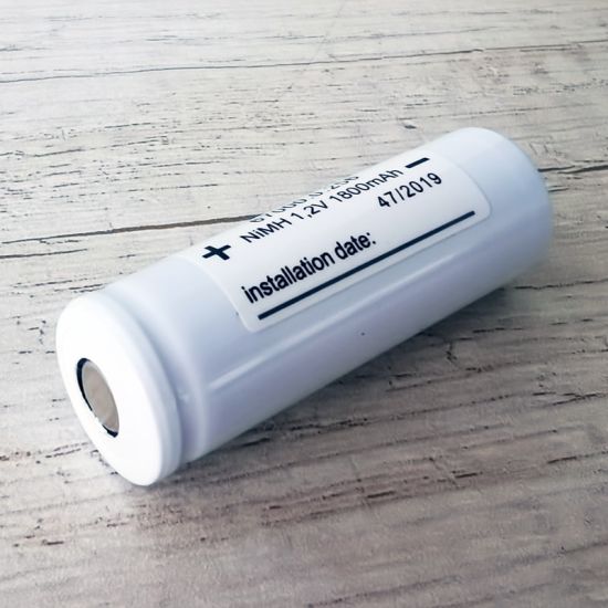 Flat Top 1.2V Size A Ni-MH Rechargeable High Temperature Battery (1800mAh)
