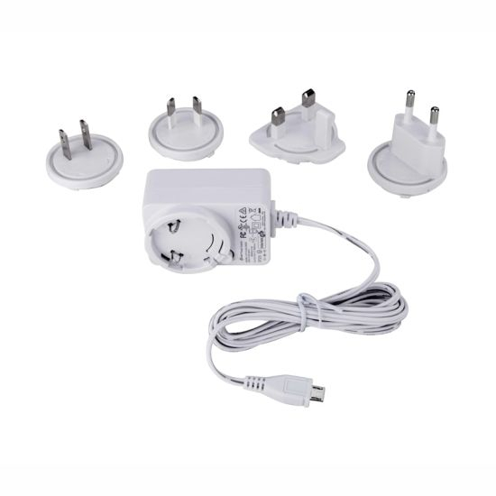 New products interchangeable plug Adapter EU/US/UK/AU/CN standard 5V 2a 12W power supply