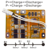 3s 20A PCM BMS for 10.8V 11.1V 12V Li-ion/Lithium/ Li-Polymer 9V 9.6V LiFePO4 Battery Pack with Ntc Size L65*W48*T6mm PCM-L03s20-959 (A-1)