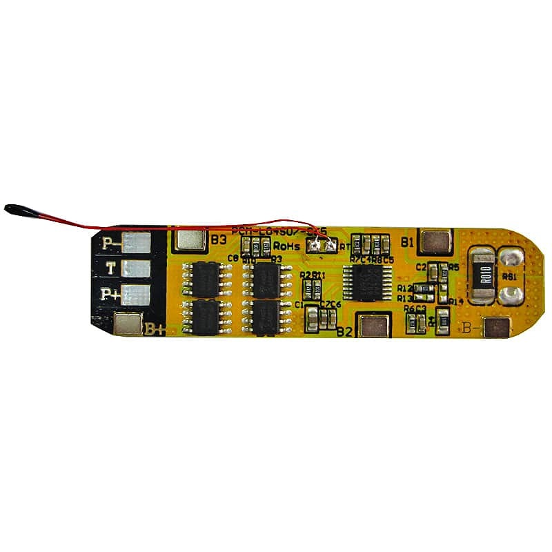 4s 7A PCM BMS for 14.4V 14.8V Li-ion/Lithium/ Li-Polymer 12V 12.8V LiFePO4 Battery Pack Size L67*W16.5*T3mm (PCM-L04S07-C65)
