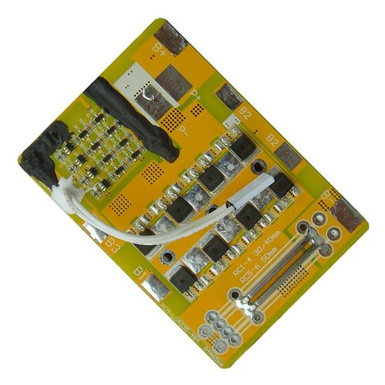 4s 35A PCM BMS for 14.4V 14.8V Li-ion/Lithium/ Li-Polymer 12V 12.8V LiFePO4 Battery Pack Size L94*W65*T5mm (PCM-L04S35-484)