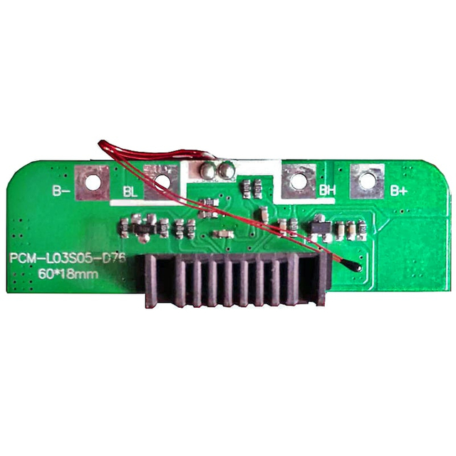 3s 5A BMS for 10.8V 11.1V 12V Li-ion/Lithium/Li-Polymer 9V 9.6V LiFePO4 Battery Pack with Smbus Protocol and NTC(PCM-L03S05-D76)