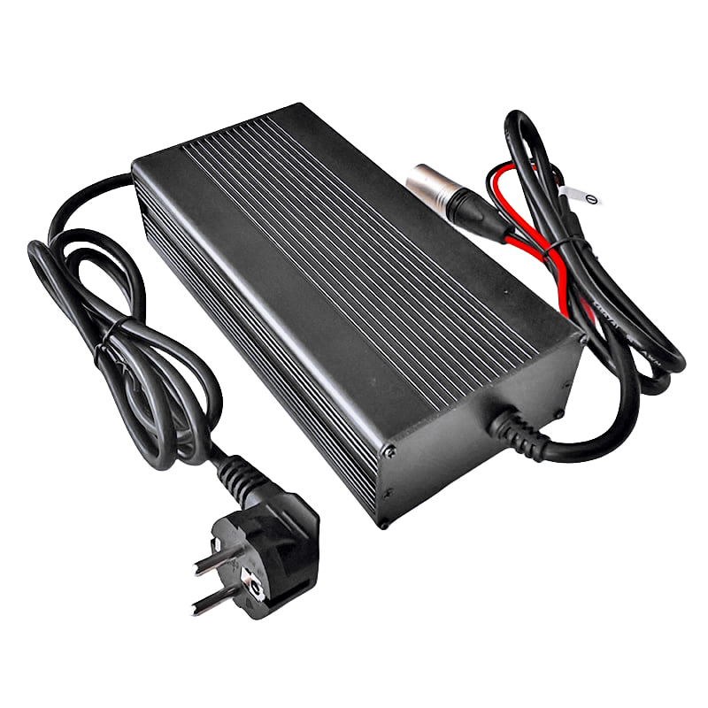 360W Battery Chargers 57.6V 58.4V 5a 6a IP56 Waterproof Chargers for 16S 48V 51.2V Robots Electric Tricycles LiFePO4 Outdoor Charger