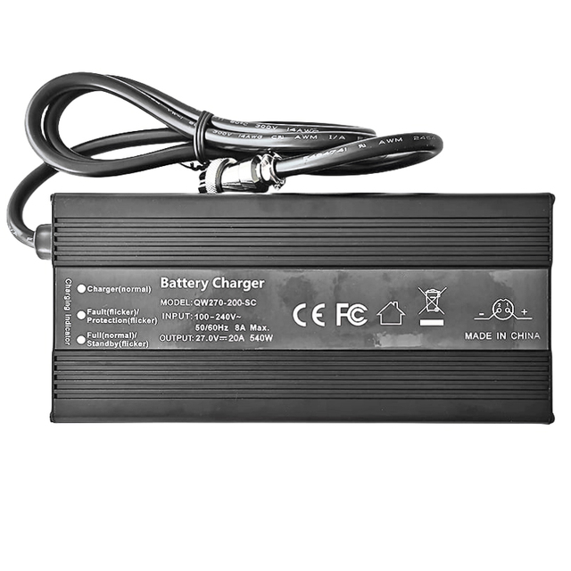 600W Charger 12V 25a 30a Battery Charger for AGM VRLA GEL Lead Acid Batteries Electrical Forklift Golf Cart Solar Energy Storage Battery