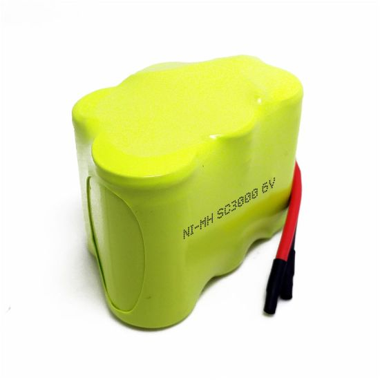 6V 3000mAh SC Ni-MH Rechargeable Battery Pack for Hand-held vacuum cleaner