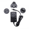 New products interchangeable plug Adapter EU/US/UK/AU/CN standard 12V 1.5a 30W power supply