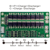 3s/4s 40A PCM BMS for 14.8V Li-ion/Lithium/ Li-Polymer 12V LiFePO4 Battery Pack Size L120*W63*T10mm (PCM-L04S40-C15)