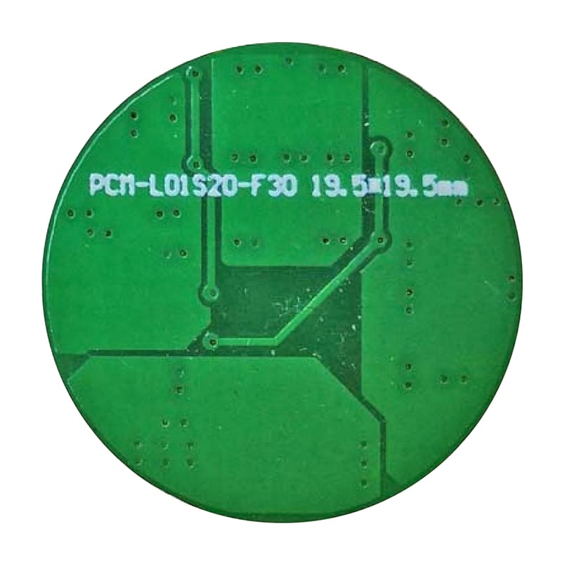 1s 15a Round BMS for 3.6V 3.7V 20650 21700 Li-ion/Lithium/Li-Polymer 3V 3.2V LiFePO4 Battery Pack Size Φ19.5mm (PCM-L01S20-F30)