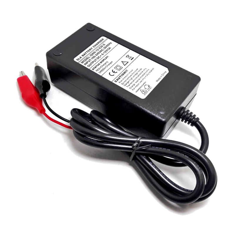 60W Battery Charger 12V-24V 2a Charger for AGM VRLA GEL Lead Acid Batteries Solar Street Lights Led Emergency Lights Battery Pack