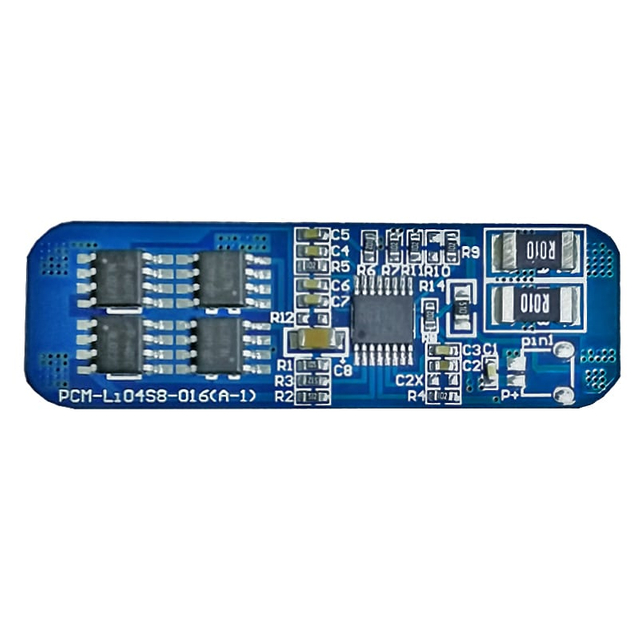 3s 4s 7A BMS for 14.4V 14.8V Li-ion/Lithium/Li-Polymer 12V 12.8V LiFePO4 Battery Pack Size L50*W16*T4mm (PCM-Li04S8-016)