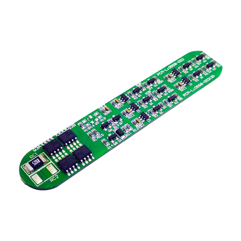 5s 7A PCM BMS for 18V 18.5V Li-ion/Lithium/Li-Polymer 15V 16V LiFePO4 Battery Pack Size L86*W16*T4mm (PCM-Li05S8-002)