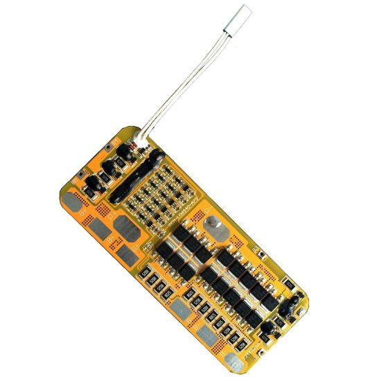 6s 40A PCM BMS for 21.6V 22.2V Li-ion/Lithium/ Li-Polymer 18V 19.2V LiFePO4 Battery Pack Size L124*W52*T6mm (PCM-L06S40-A73)