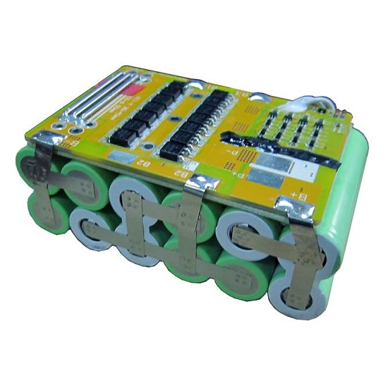 4s 35A PCM BMS for 14.4V 14.8V Li-ion/Lithium/ Li-Polymer 12V 12.8V LiFePO4 Battery Pack Size L94*W65*T5mm (PCM-L04S35-484)