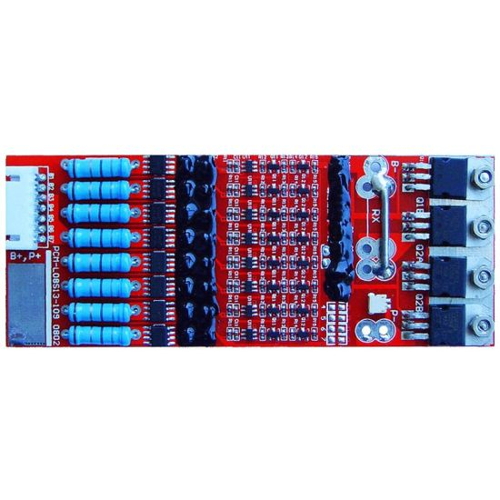 5s-8s 15A PCM BMS for 28.8V 29.6V Li-ion/Lithium/ Li-Polymer 24V 25.6V LiFePO4 Battery Pack Size L120*W47*T9mm (PCM-L08S13-109)