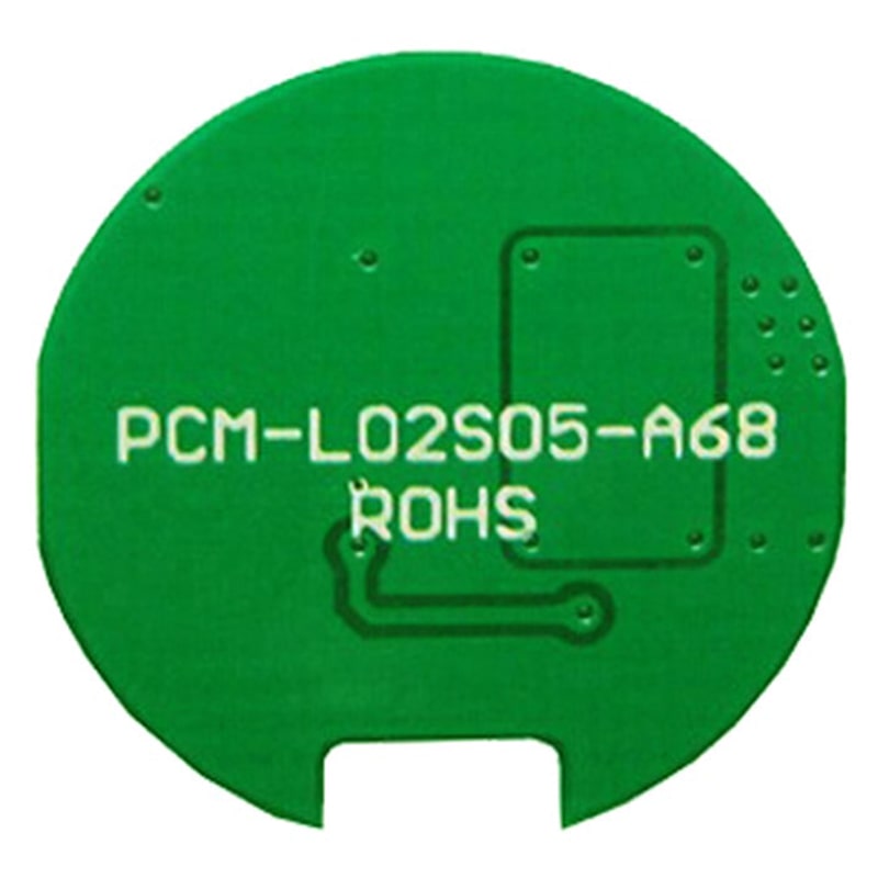2s 5A Round BMS for 7.2V 7.4V 18650/18500 Li-ion/Lithium/Li-Polymer 6V 6.4V LiFePO4 Battery Pack Size Φ17mm (PCM-L02S05-A68)