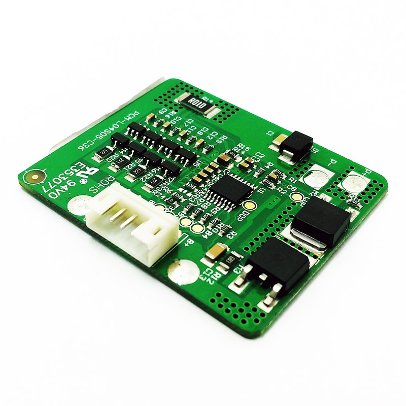 4s 5A PCM BMS for 14.4V 14.8V Li-ion/Lithium/ Li-Polymer 12V 12.8V LiFePO4 Battery Pack Size L45*W38*T5mm (PCM-L04S05-C36)