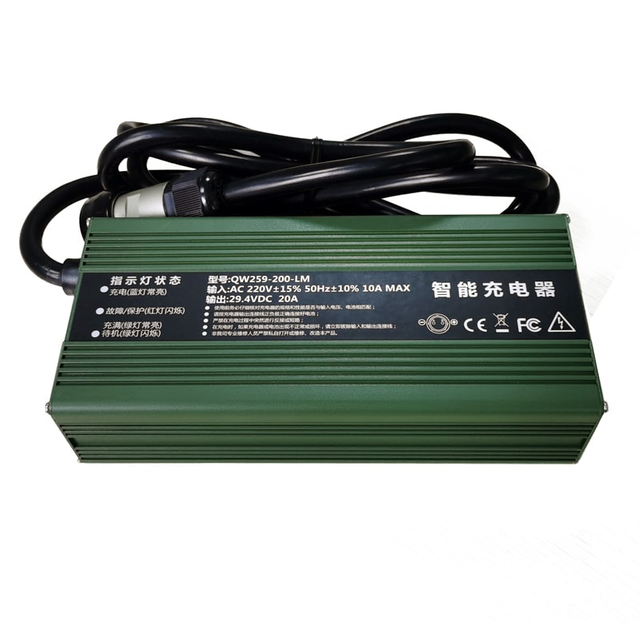 600W Military-Grade Batteries Chargers 68.4V/69.35V 6a 7a 8a 8.5a Chargers Adapters for 19S 57V 60V 60.8V LiFePO4 Energy Storage Battery