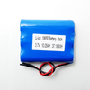 1s3p 3.6V 3.7V 18650 10050mAh 10.05ah Rechargeable Lithium Ion Battery Pack with PCM and Connector