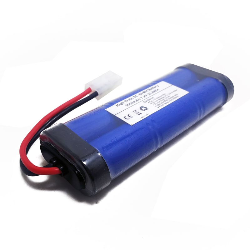 7.2V 3000mAh high discharge rate 10C SC Ni-MH Rechargeable Battery Pack for High Speed Racing