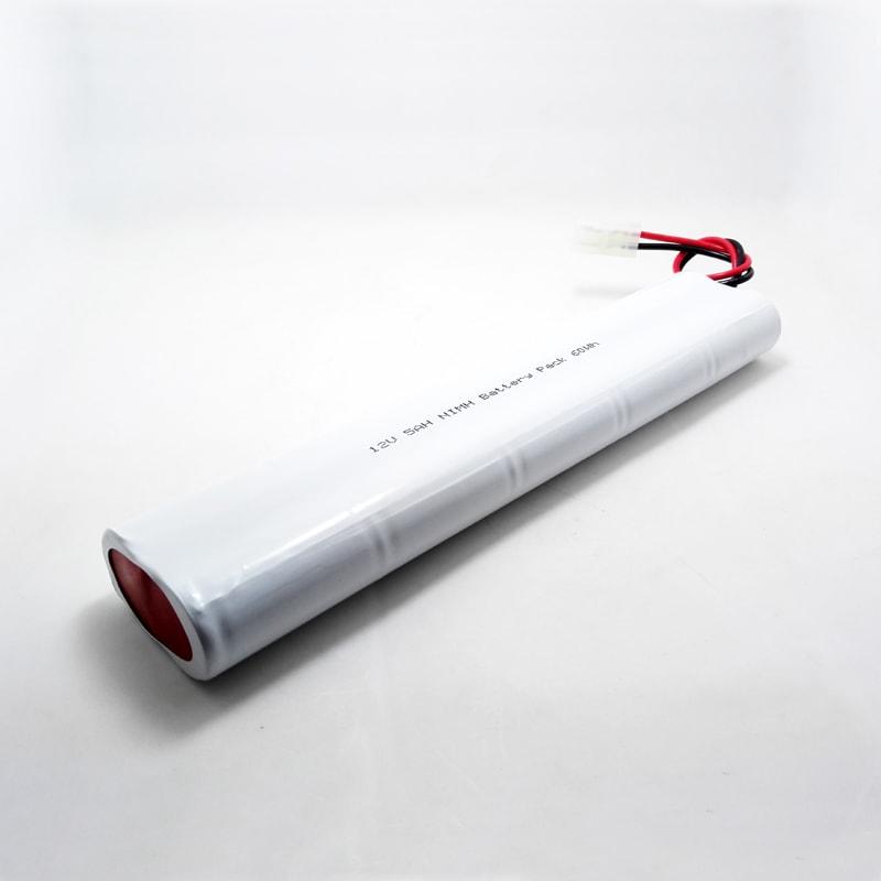 12V 5000mAh Size C Ni-MH Rechargeable Battery Pack with Connector and Wire