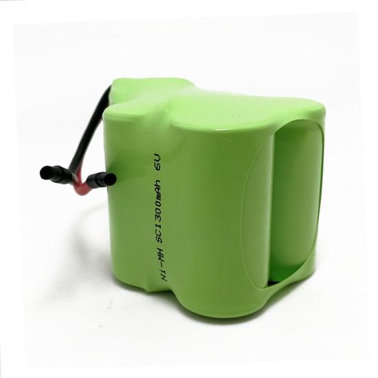 6V 1300mAh SC Ni-MH Rechargeable Battery Pack with for Hand-held vacuum cleaner