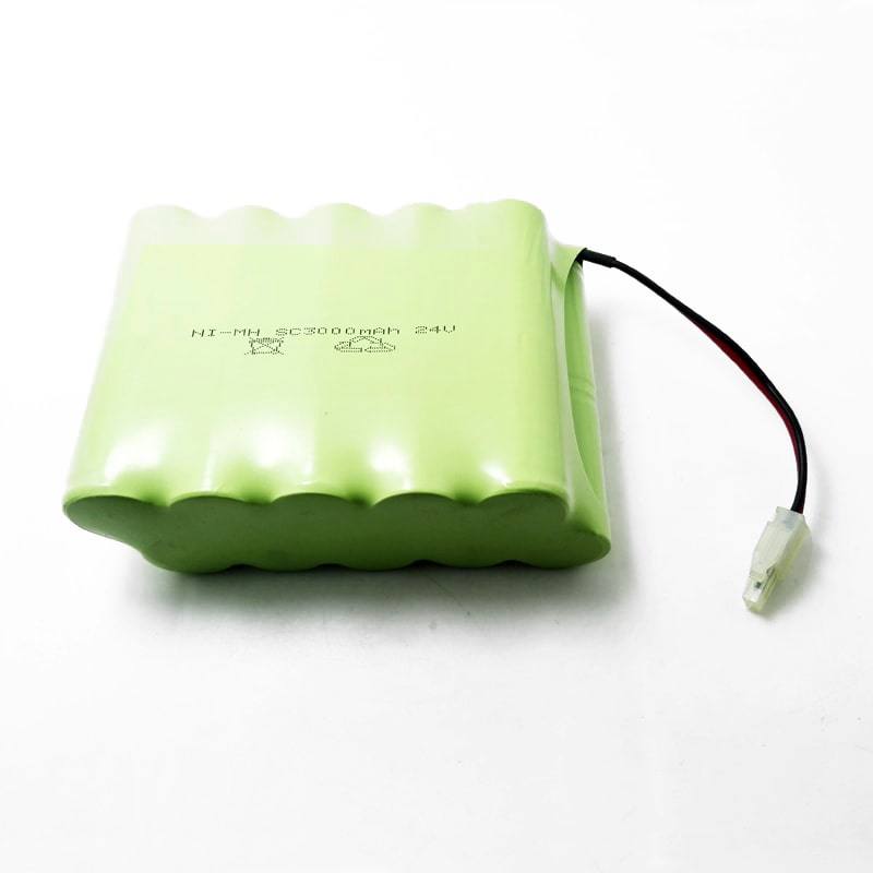 24V 3000mAh Sc Ni-MH Rechargeable Battery Pack with Connector and Wire