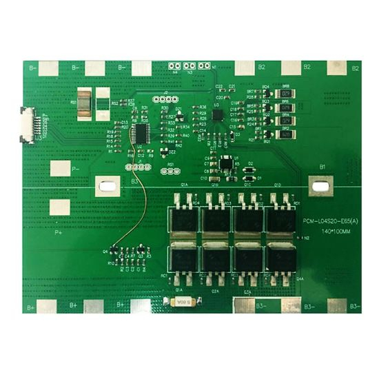 4s 20A PCM BMS for 14.4V 14.8V Li-ion/Lithium/ Li-Polymer 12V 12.8V LiFePO4 Battery Pack with Smbus Protocol and Ntc (PCM-L04S20-E65)
