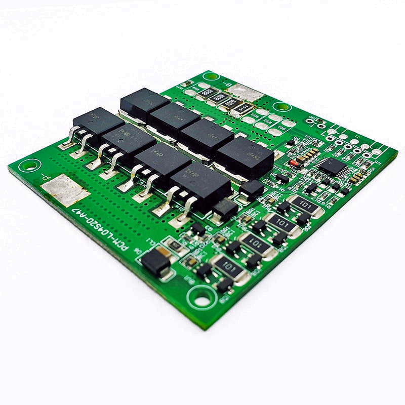 4s 20A BMS for 14.4V 14.8V Li-ion/Lithium/Li-Polymer 12V 12.8V LiFePO4 Battery Pack Size L70*W62*T8mm (PCM-L04S20-A47)