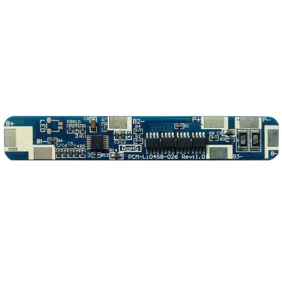 3s~4s 7A PCM BMS for 14.4V 14.8V Li-ion/Lithium/ Li-Polymer 12V 12.8V LiFePO4 Battery Pack Size L100*W16*T4mm (PCM-Li04S8-026)