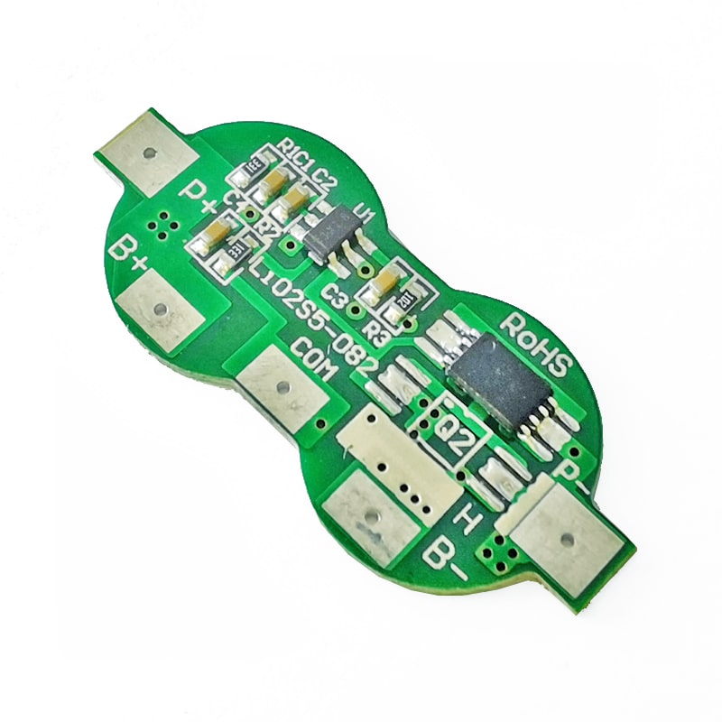 2s 5A BMS for 7.2V 7.4V Li-ion/Lithium/Li-Polymer 6V 6.4V LiFePO4 Battery Pack Size L33*L14.7*T2.5mm (PCM-Li02S5-082)