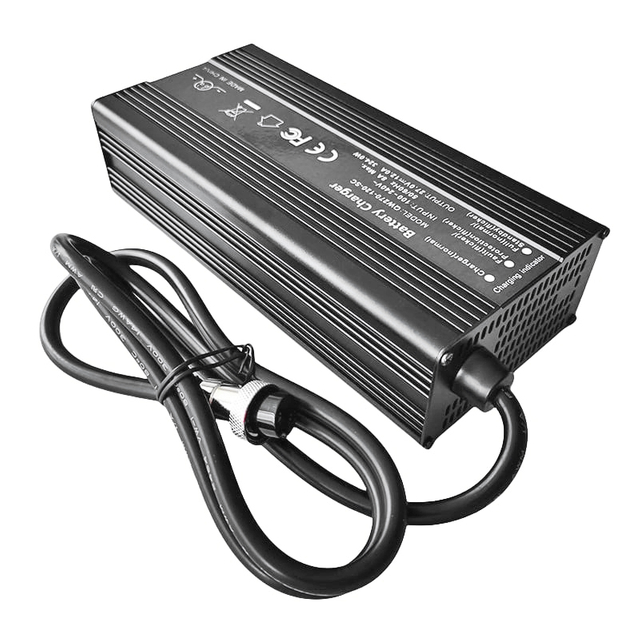 600W LiFePO4 Charger 28.8V 29.2V 15a 20a Batteries Charger For 8S 24V 25.6V For Electric Forklift Electric Motorcycle Tricycles Battery Pack