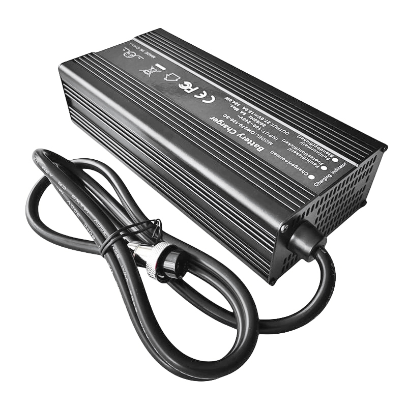600W LiFePO4 Charger 14.4V 14.6V 25a 30a Batteries Charger For 4S 12V 12.8V For Electric Forklift Electric Motorcycle Tricycles Battery Pack