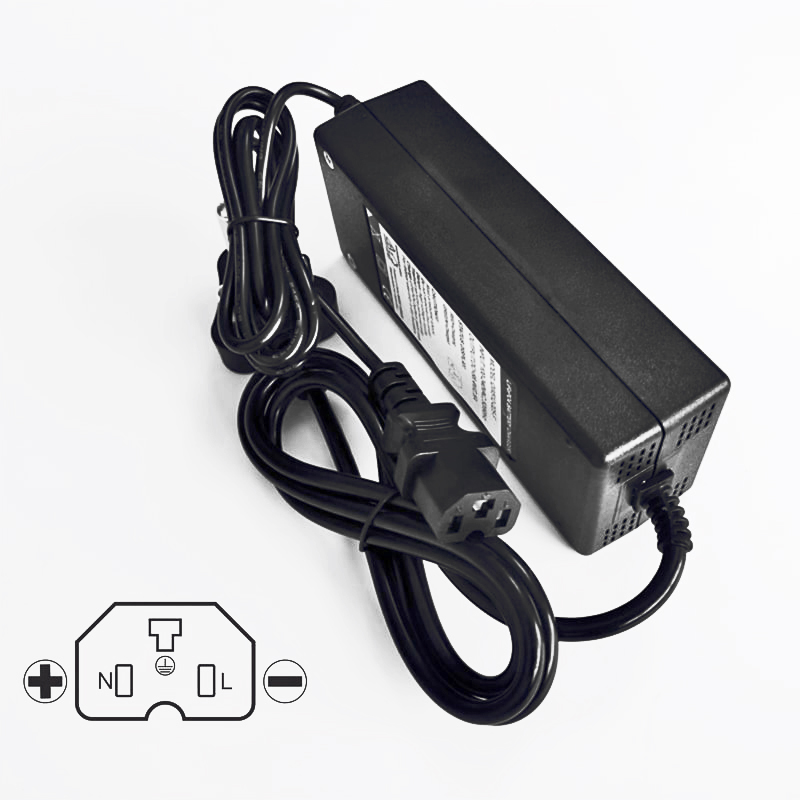 150W 24V 25.2V 25.55V 5a 6a Fast Charger for 7S 21V 22.4V LiFePO4 Electric Bike Energy Storage Battery Pack Power Adapter