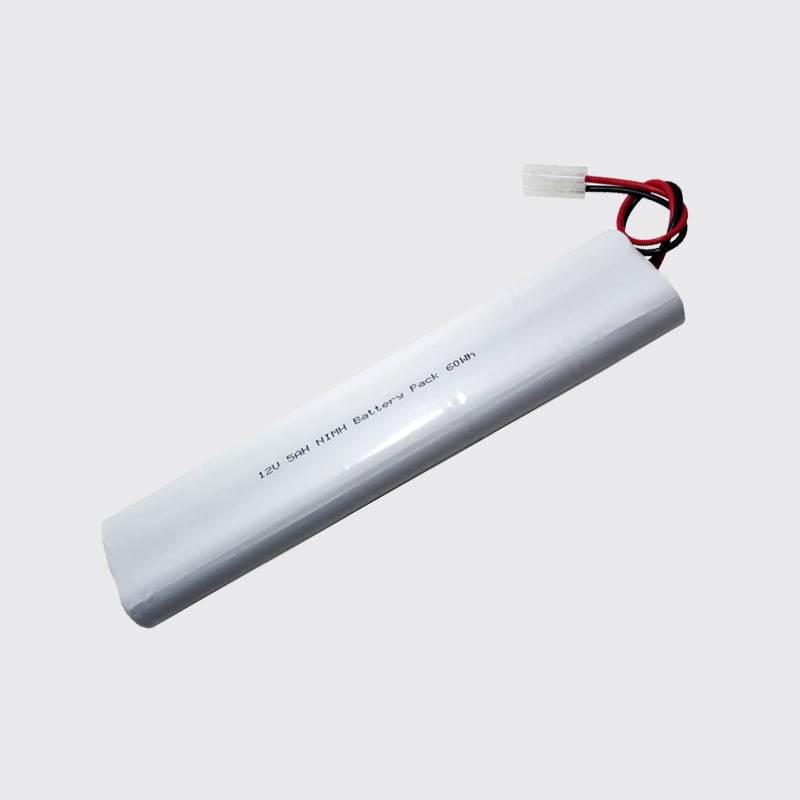 12V 5000mAh Size C Ni-MH Rechargeable Battery Pack with Connector and Wire