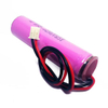 3.6V 3.7V 18650 2600mAh rechargeable lithium ion battery pack with Transparent PVC Shrink tube