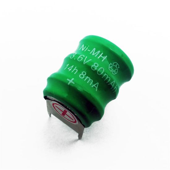 thumbnail image 2 of Ni-MH 80mAh 3.6V Rechargeable Battery With 3-Pin Connector - Circuit Board Backup (USA Stock) 2 of 4