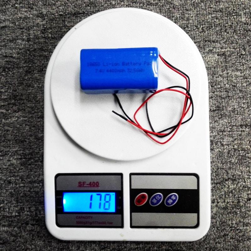 2s2p 7.2V 7.4V 18650 4400mAh Rechargeable Lithium Ion Battery Pack with PCM and Connector