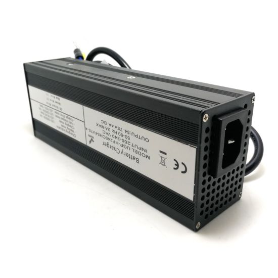 Factory Direct Sale 84V 2.5A 250W Charger for 20s 72V 74V Li-ion/Lithium Polymer Battery with PFC
