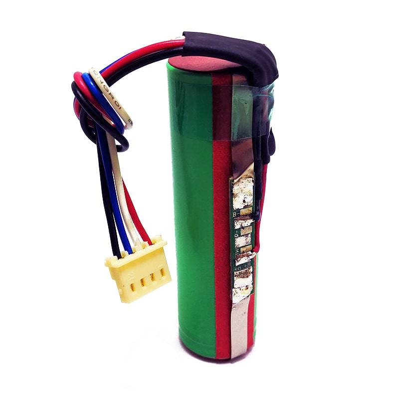 3.6V 3.7V 18650 2200mAh Rechargeable Lithium Ion Battery Pack with PCM and Connector