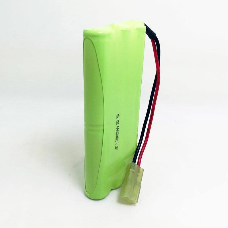 7.2V 800mAh AA Ni-MH Rechargeable Battery Pack with Connector and Wire