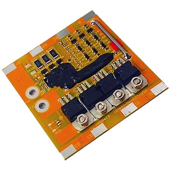 3s 15A PCM BMS for 10.8V 11.1V 12V Li-ion/Lithium/ Li-Polymer 9V 9.6V LiFePO4 Battery Pack with Ntc Size L65*W62*T8mm (PCM-L03S40-104)