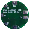 3s~4s 4A Circular PCM BMS for 14.4V 14.8V Li-ion/Lithium/ Li-Polymer 12V 12.8V LiFePO4 Battery Pack Size Φ 25.8mm (PCM-L04S04-492)