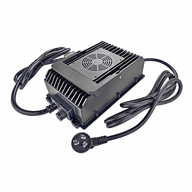 AC 220V 1800W Waterproof Charger IP67 50.4V 51.1V 30A 35A LiFePO4 Charger for 14S 42V 44.8V Battery Golf Cart Sightseeing Car