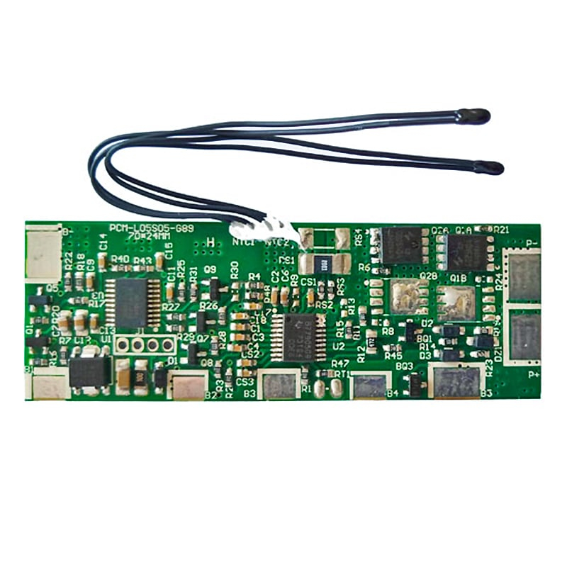 3s 4s 5s 10A PCM BMS for 18V 18.5V Li-ion/Lithium/Li-Polymer 15V 16V LiFePO4 Battery Pack Size L110*W40*T9mm (PCM-L05S05-G89)