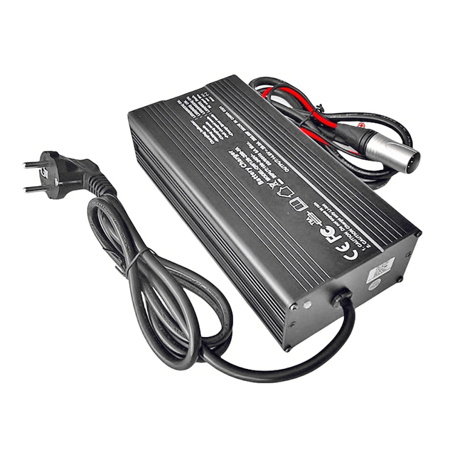 360W Battery Chargers 50.4V 51.1V 6a 7a IP56 Waterproof Chargers for 14S 42V 44.8V Robots Electric Tricycles LiFePO4 Outdoor Charger
